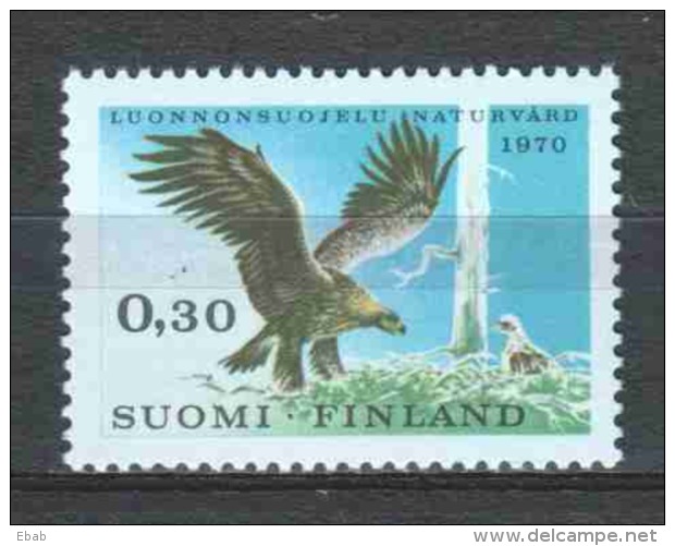 Finland Suomi 1970 Mi 667 MNH BIRD OF PREY - Arends & Roofvogels