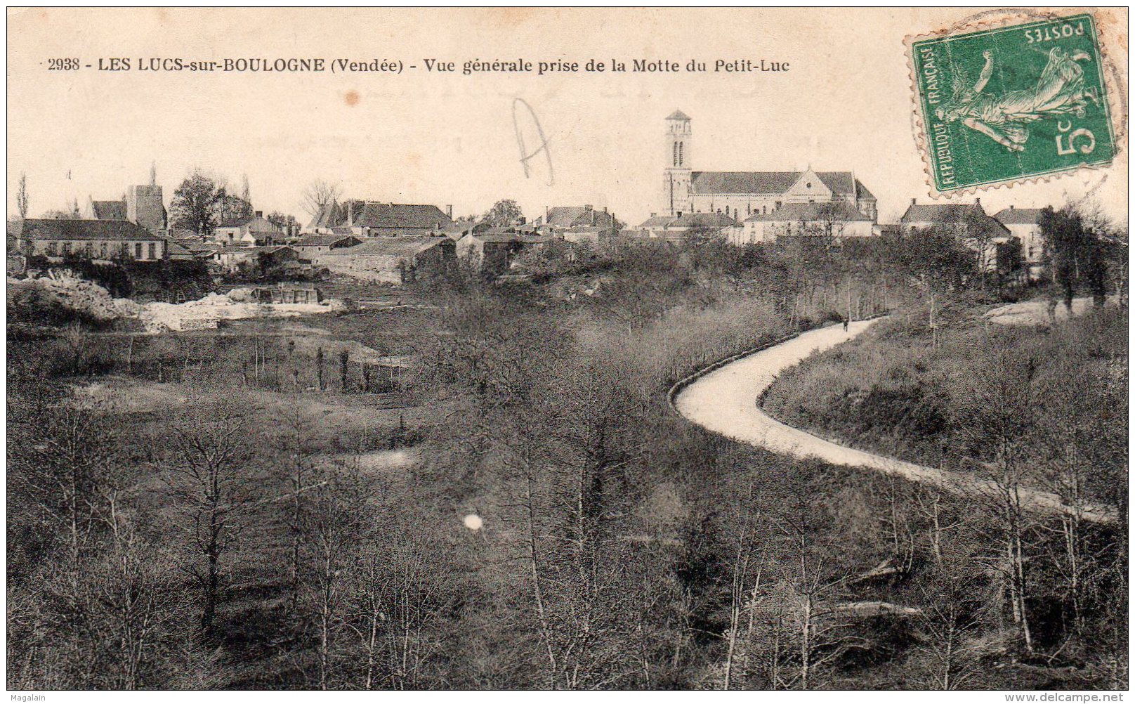 Les Lucs Sur Boulogne : Vue Générale Prise De La Motte Du Petit Luc - Les Lucs Sur Boulogne