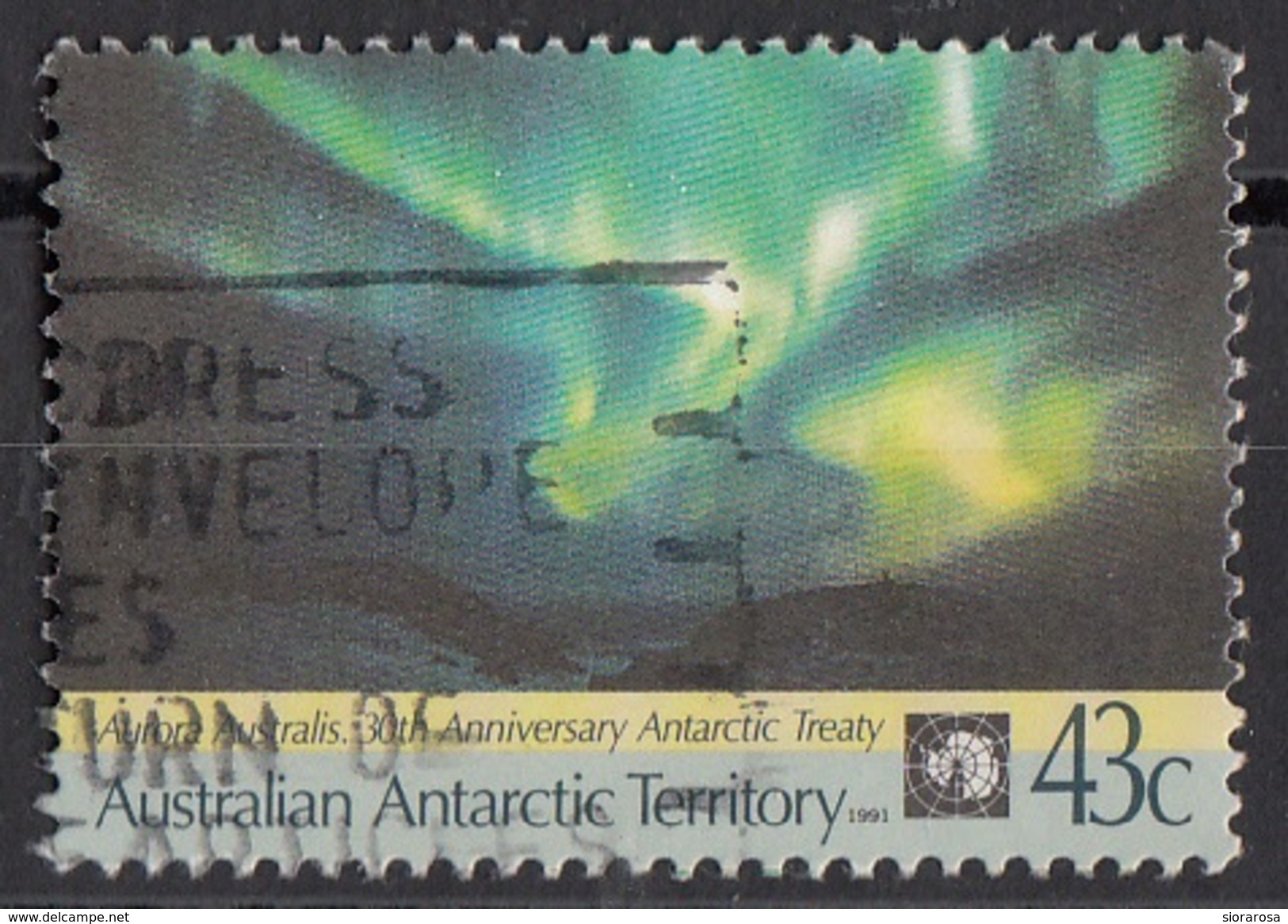 L81 Australia 1991 Australian Antarctic Territory : Aurora Australis Viaggiato Used - Usati