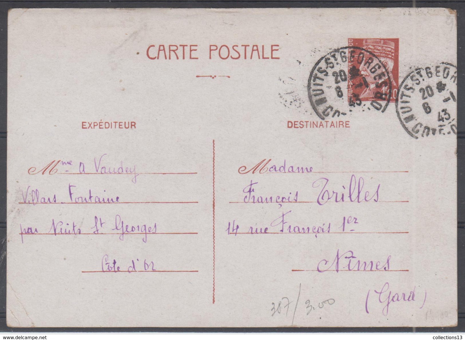 FRANCE - 20 entiers-postaus + 6 lettres diverses