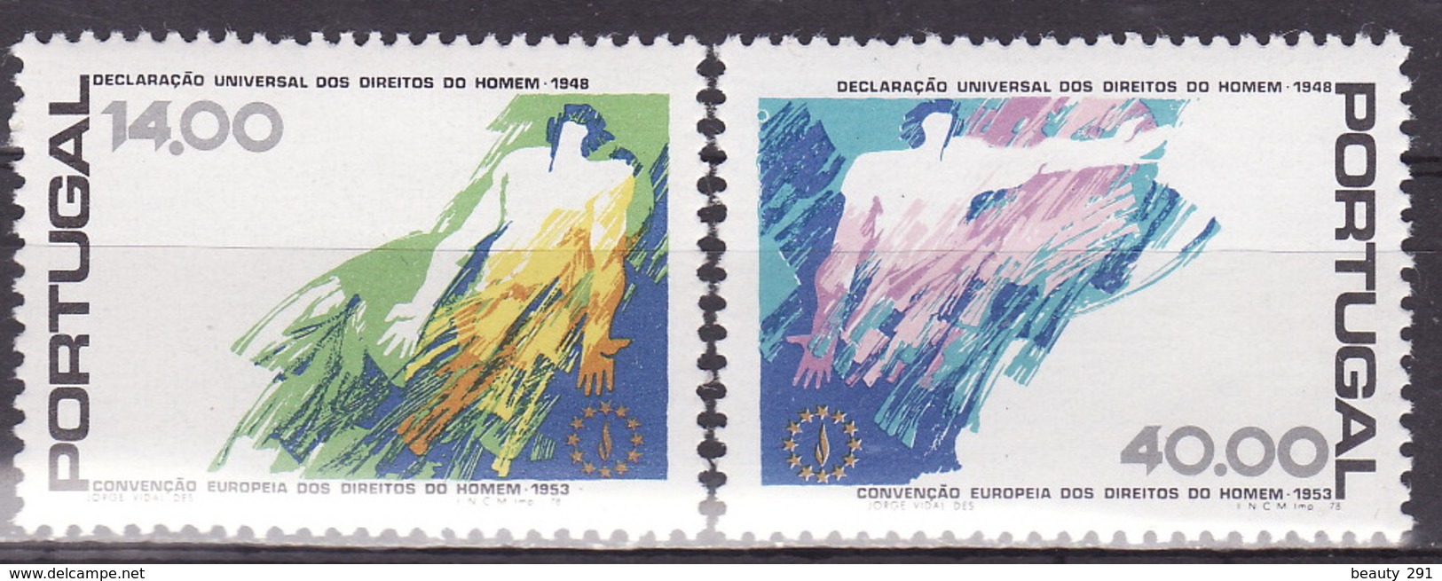 PORTUGAL 1978. Mi 1422/1423** MNH - Ungebraucht