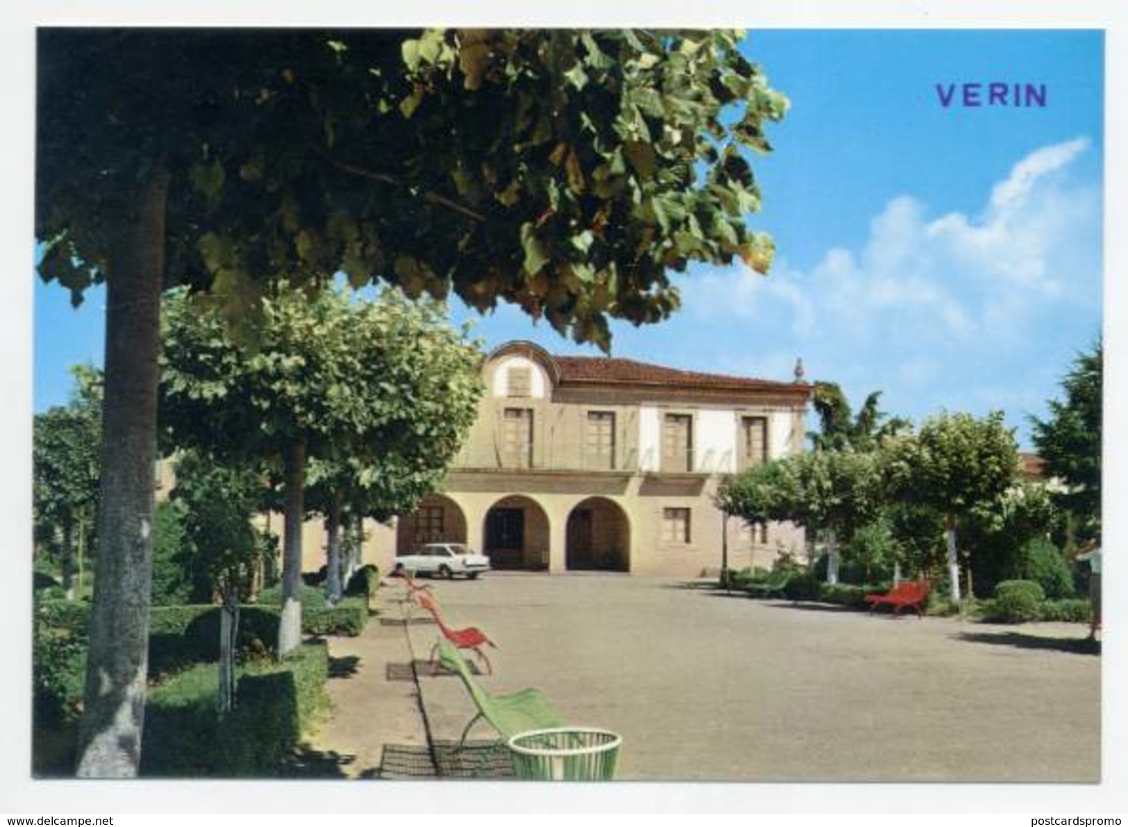 VERIN, Orense - Jardines, Ayuntamiento  (2 Scans) - Orense