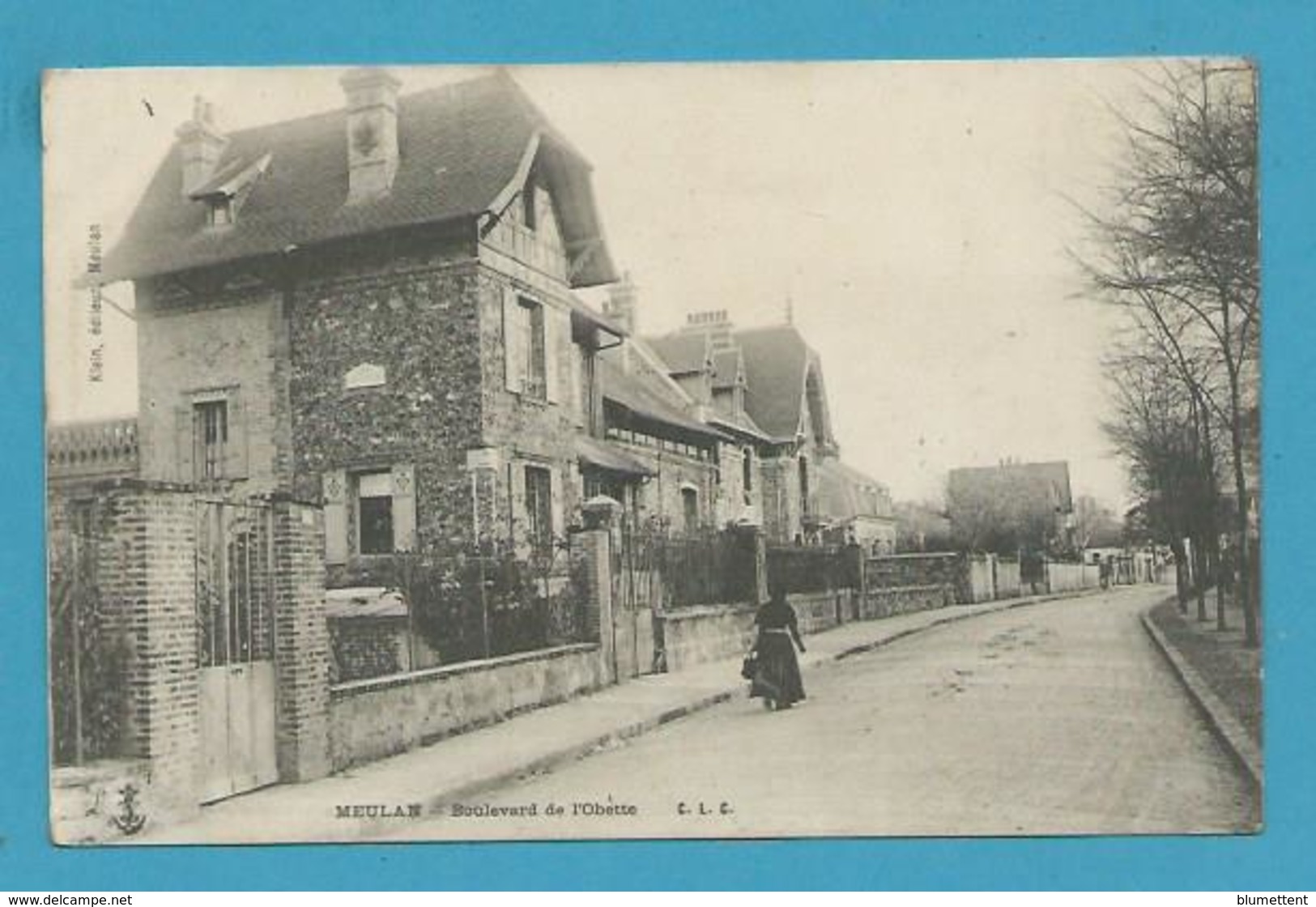 CPA Boulevard De L'Obette MEULAN 78 - Meulan