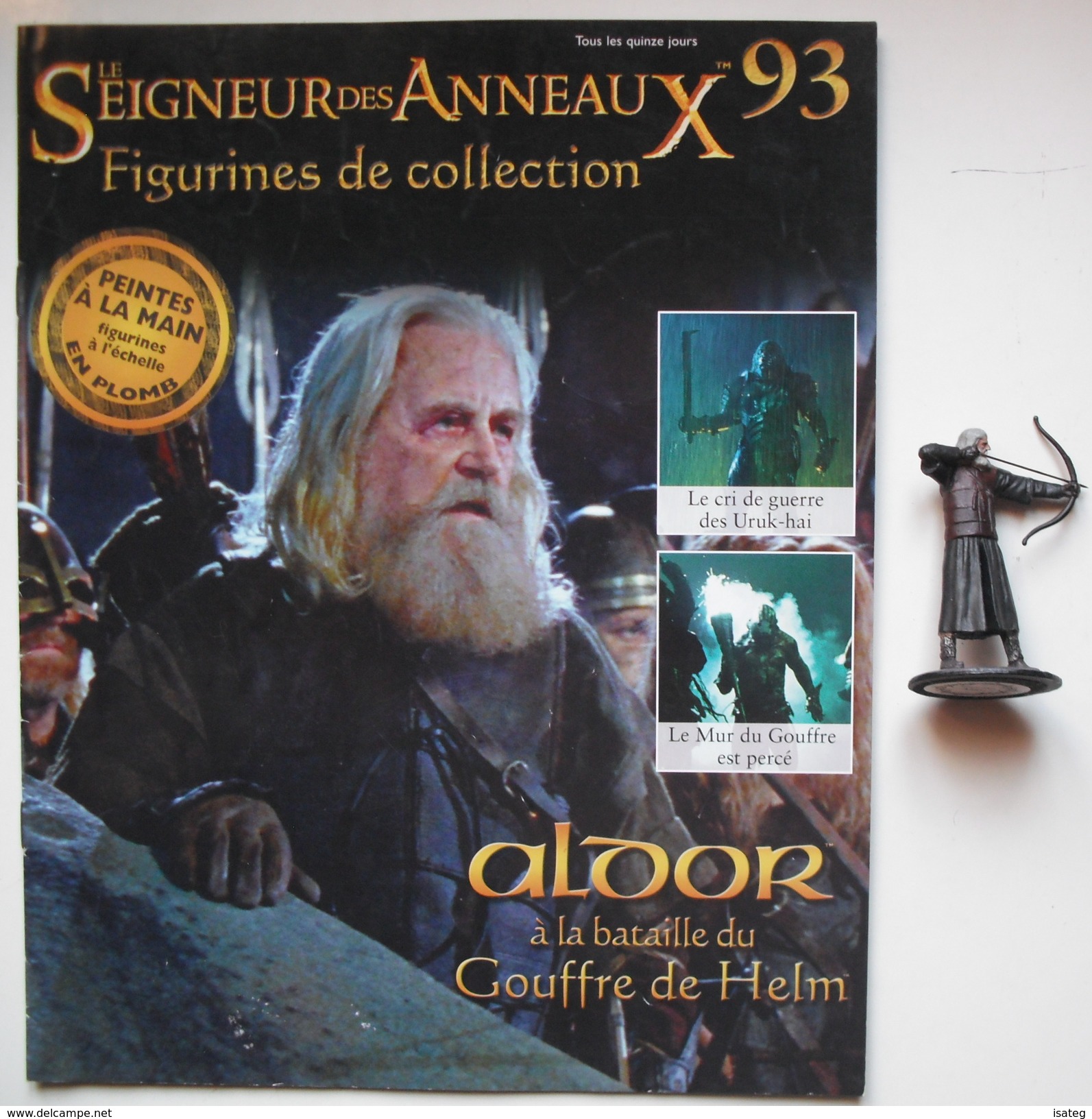 Figurine Le Seigneur Des Anneaux N°93 / Aldor à La Bataille Du Gouffre De Helm - Lord Of The Rings