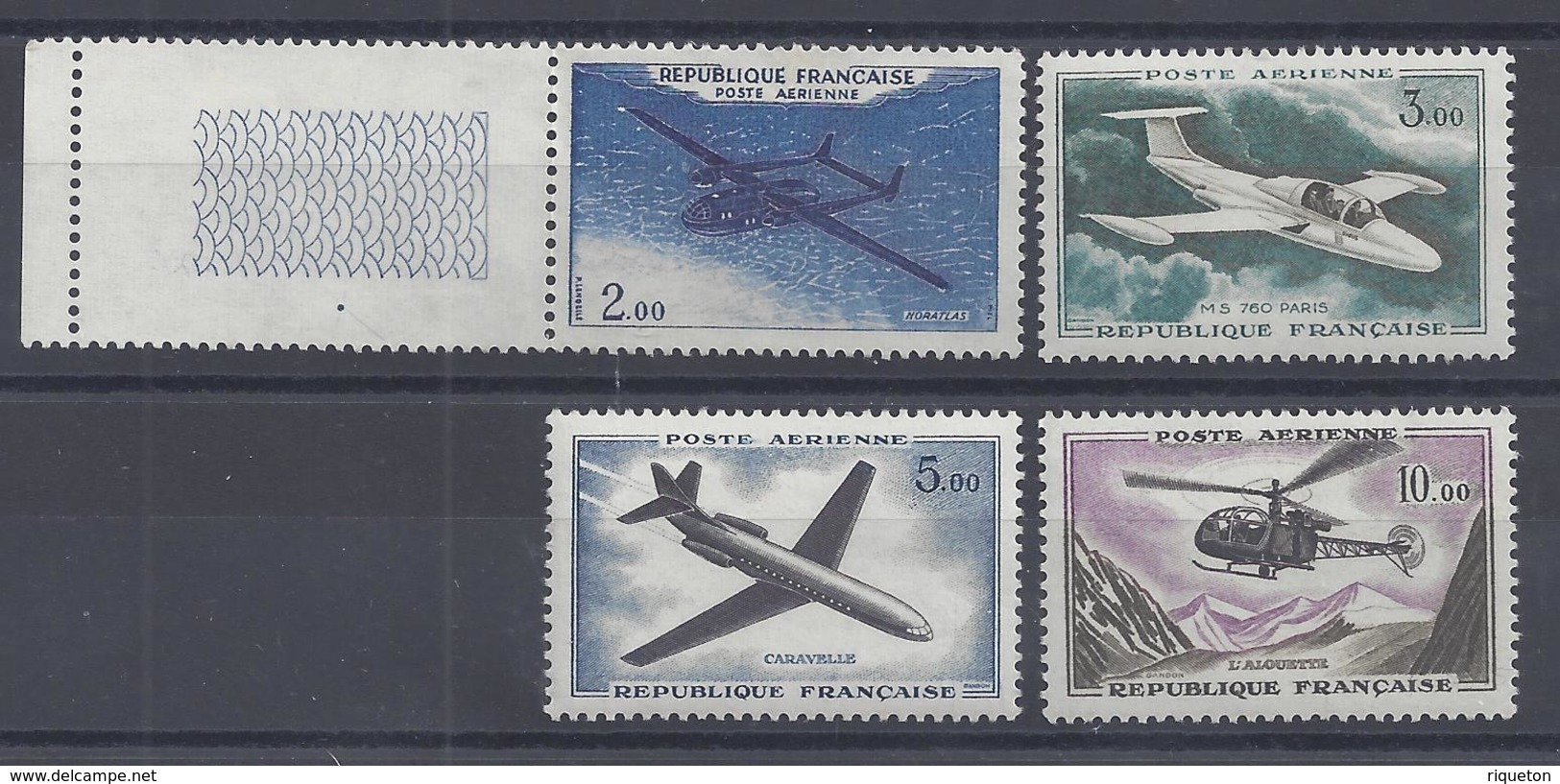 FR - 1960-64 - Poste Aérienne " Prototypes " N° 38 à 41 - XX - MNH - TB - - 1960-.... Neufs