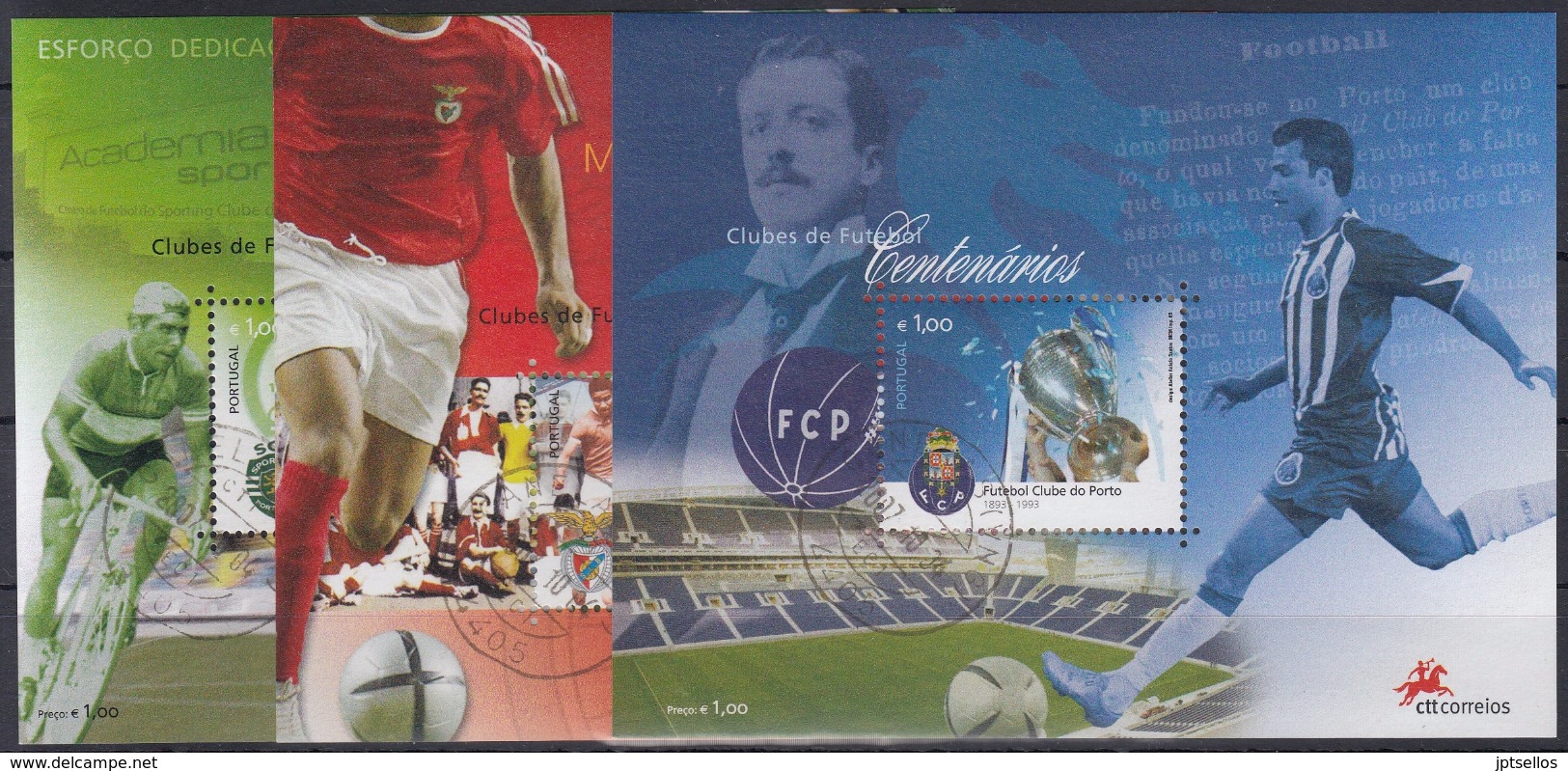 PORTUGAL 2005 HB-239/41 USADA - Blocks & Sheetlets