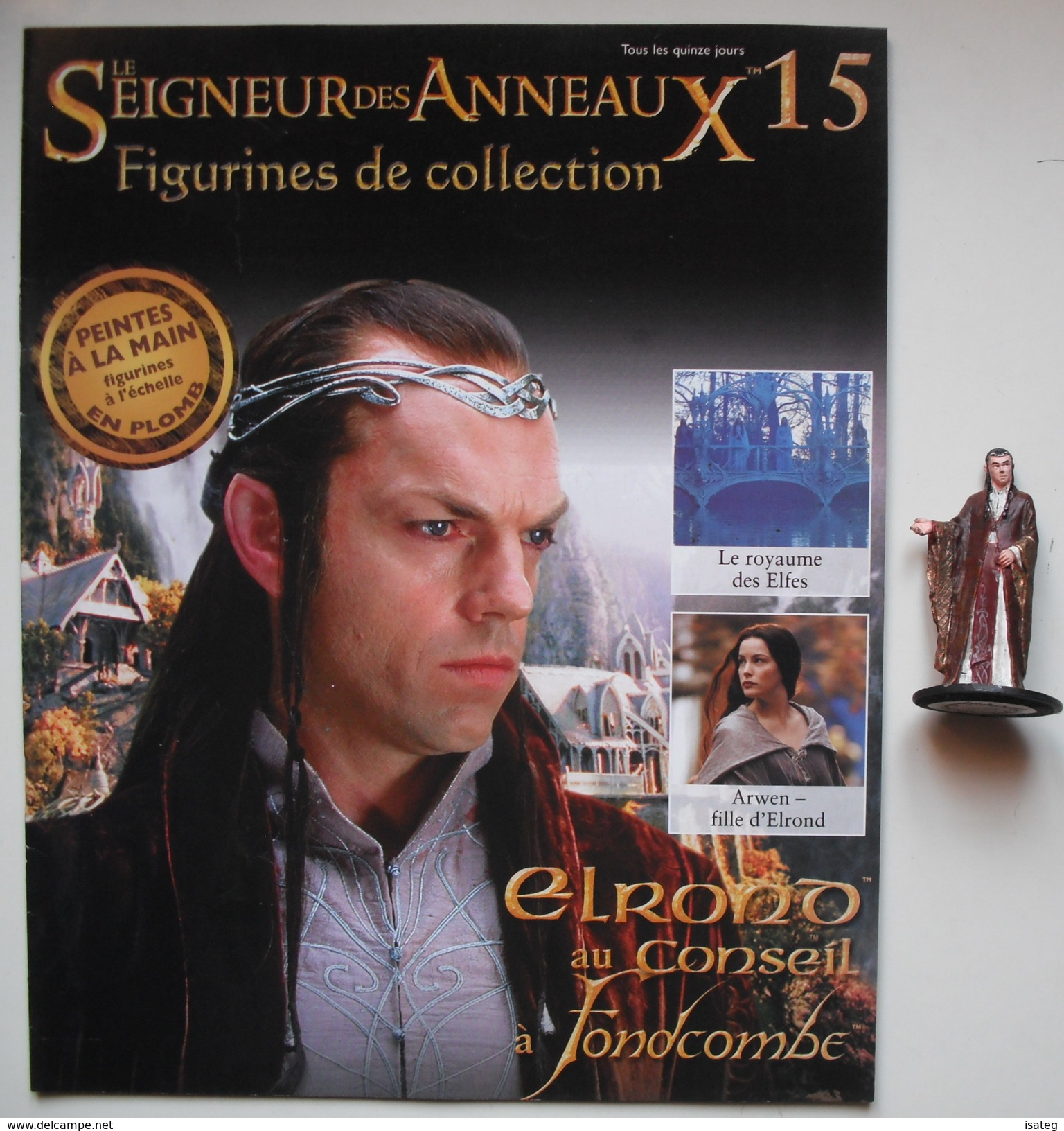 Figurine Le Seigneur Des Anneaux N°15 / Elrond Au Conseil à Fondcombe - El Señor De Los Anillos