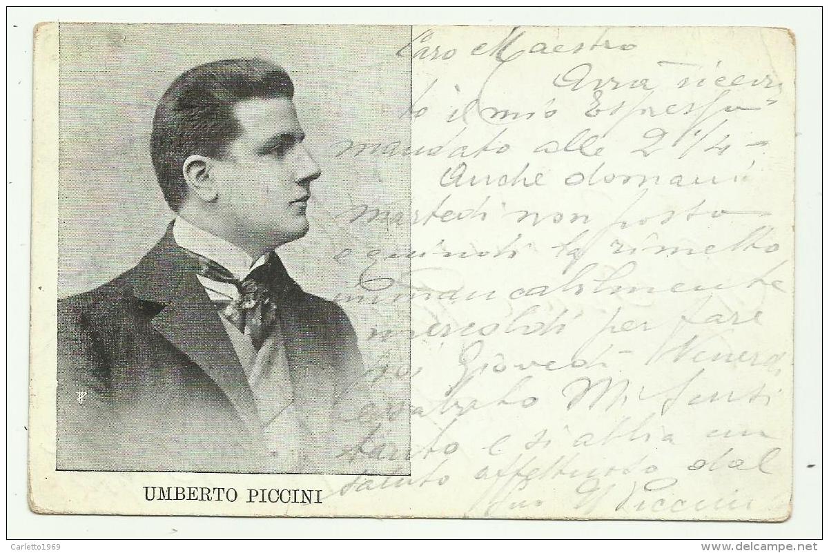 UMBERTO PICCINI   VIAGGIATA  FP - Opéra