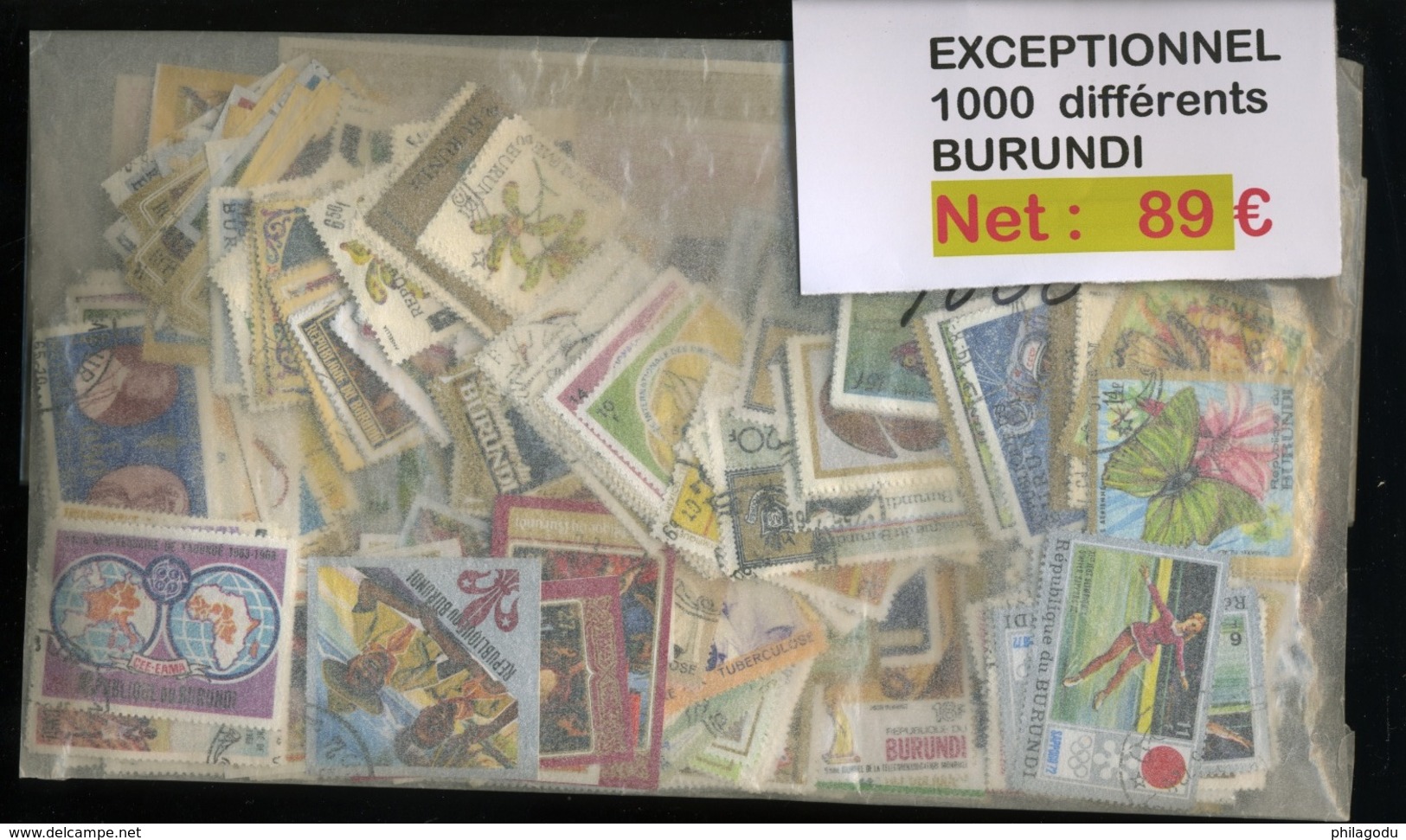 1000 Différents Verschillende  Burundi Quasis Tout En Séries Complètes Ø  90% In Volledige Reeksen - Collections