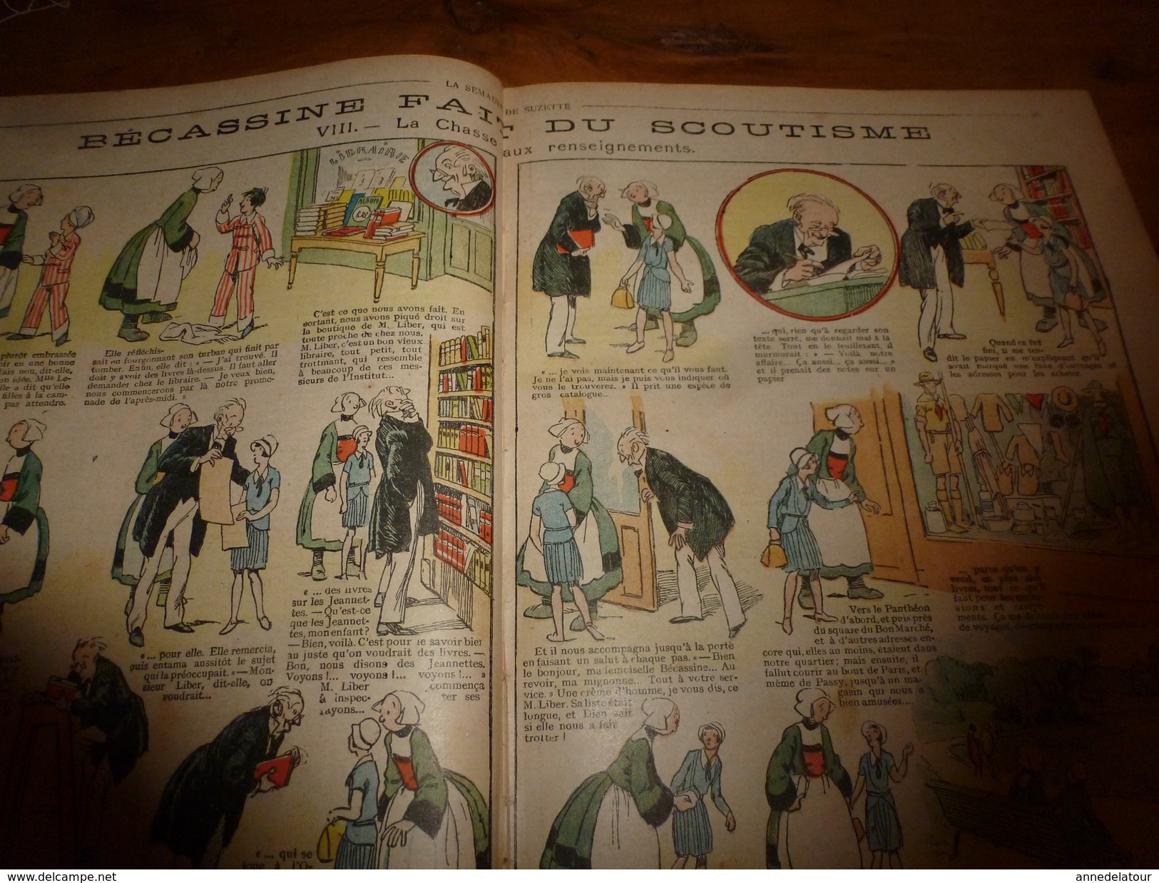 1931 LSDS  Bécassine Fait Du Scoutisme  (La Chasse Aux Renseignements );  Etc - La Semaine De Suzette