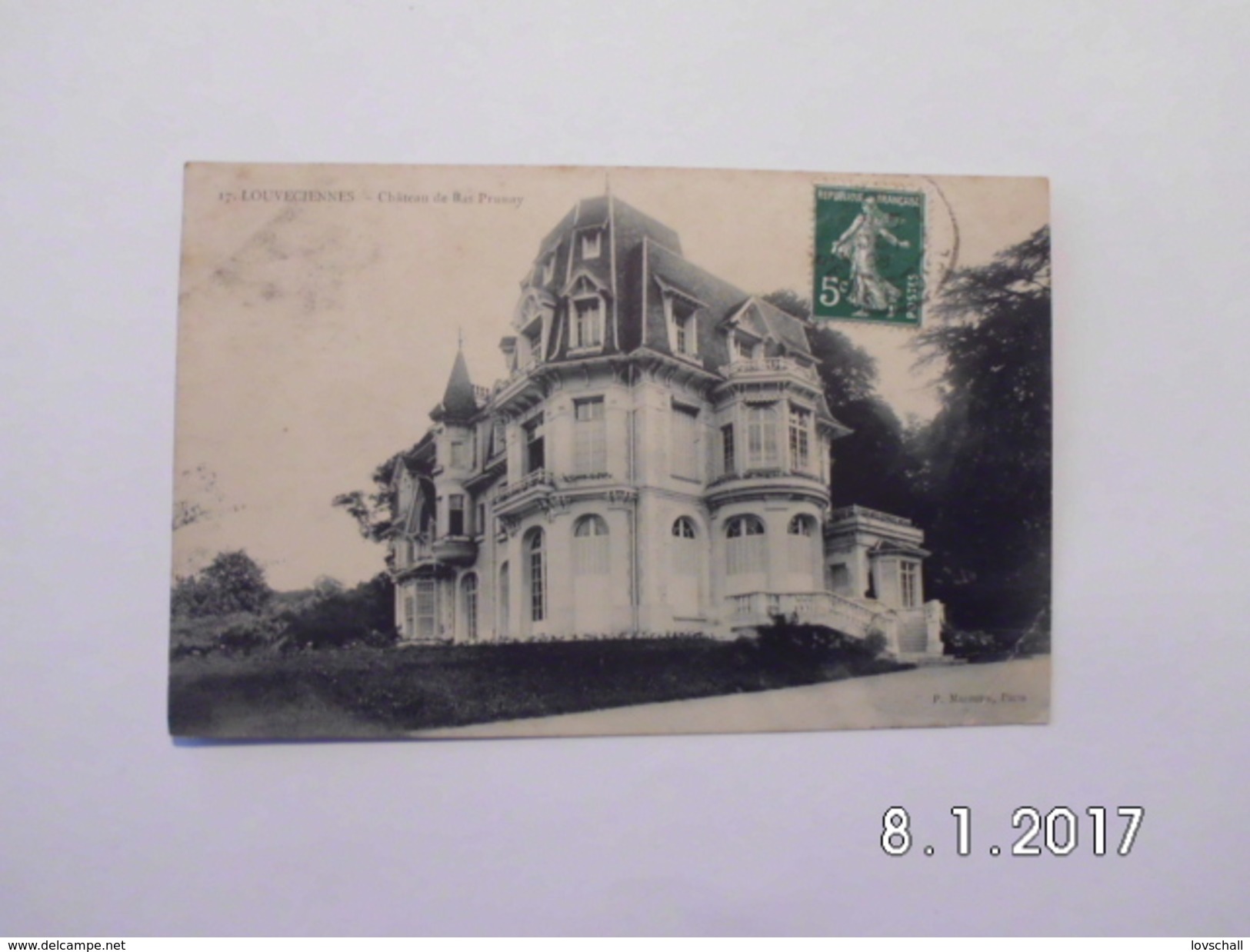 Louveciennes. - Château De Bas Prunay. (5 - 8 - 1905) - Louveciennes