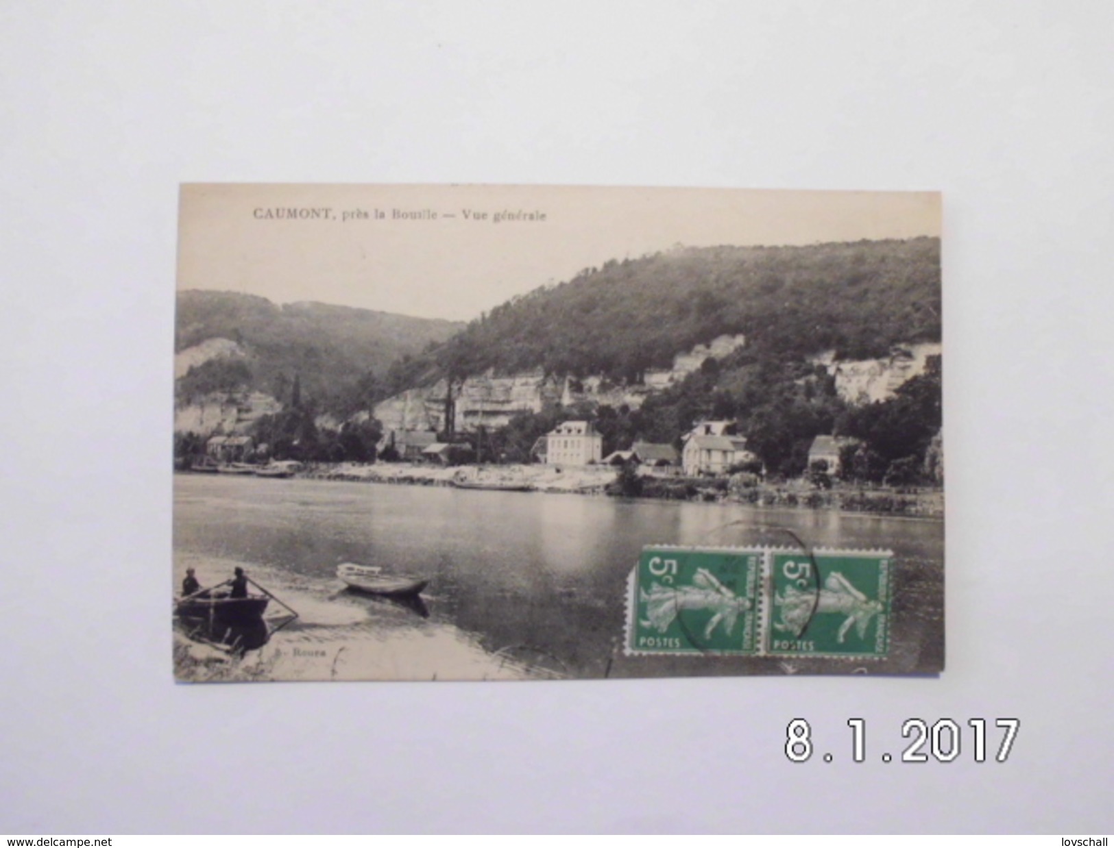 Caumont. - Près La Bouille. - Vue Générale. (25 - 6 - 1917) - Caumont Sur Durance