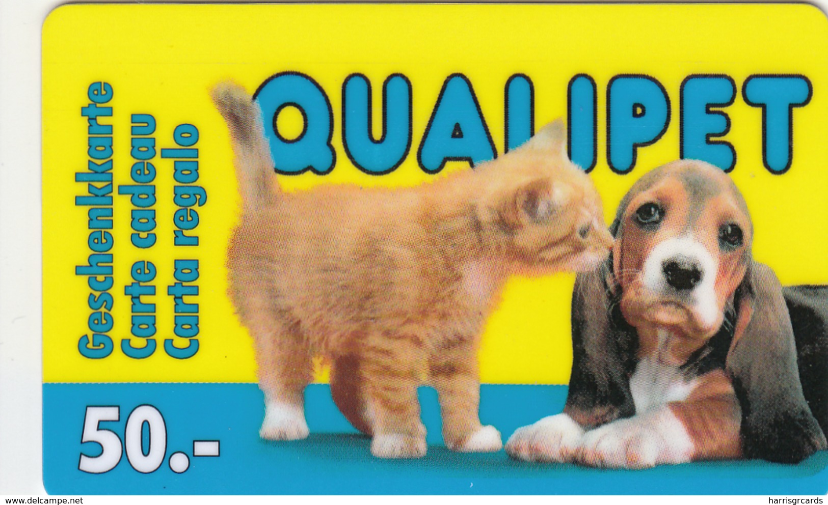 SWITZERLAND - Qualipet, Cat & Dog - Gift Cards