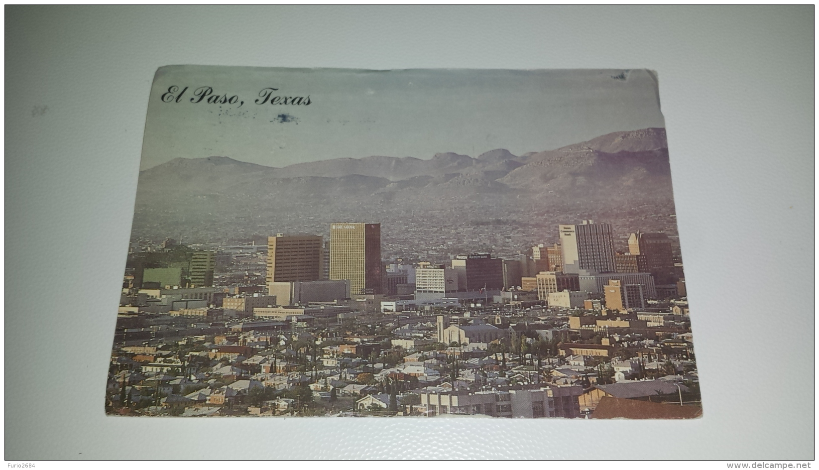 C-49794 EL PASO TEXAS PANORAMA - El Paso