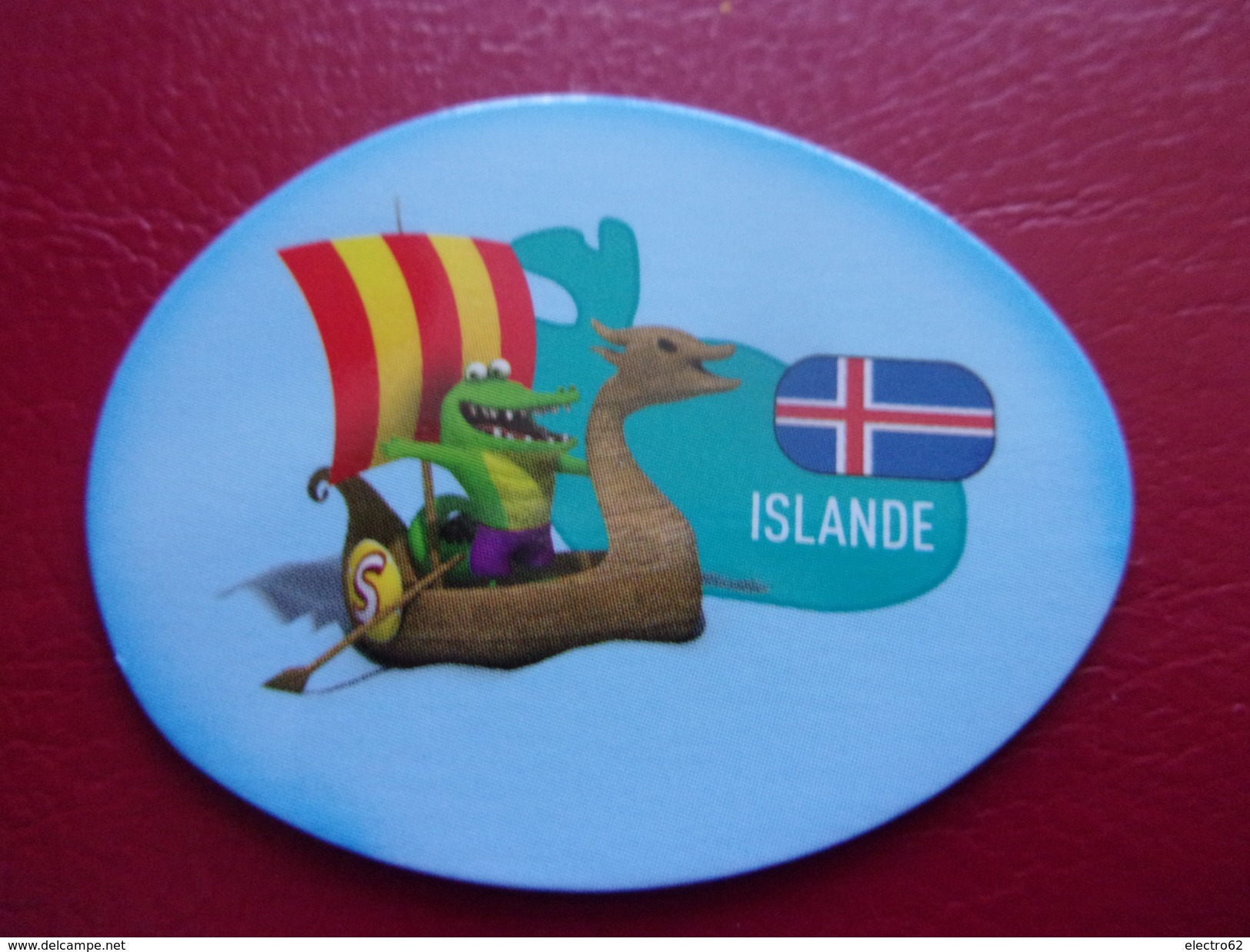 Magnet Savane Brossard Islande Crocodile Drakkar - Toerisme