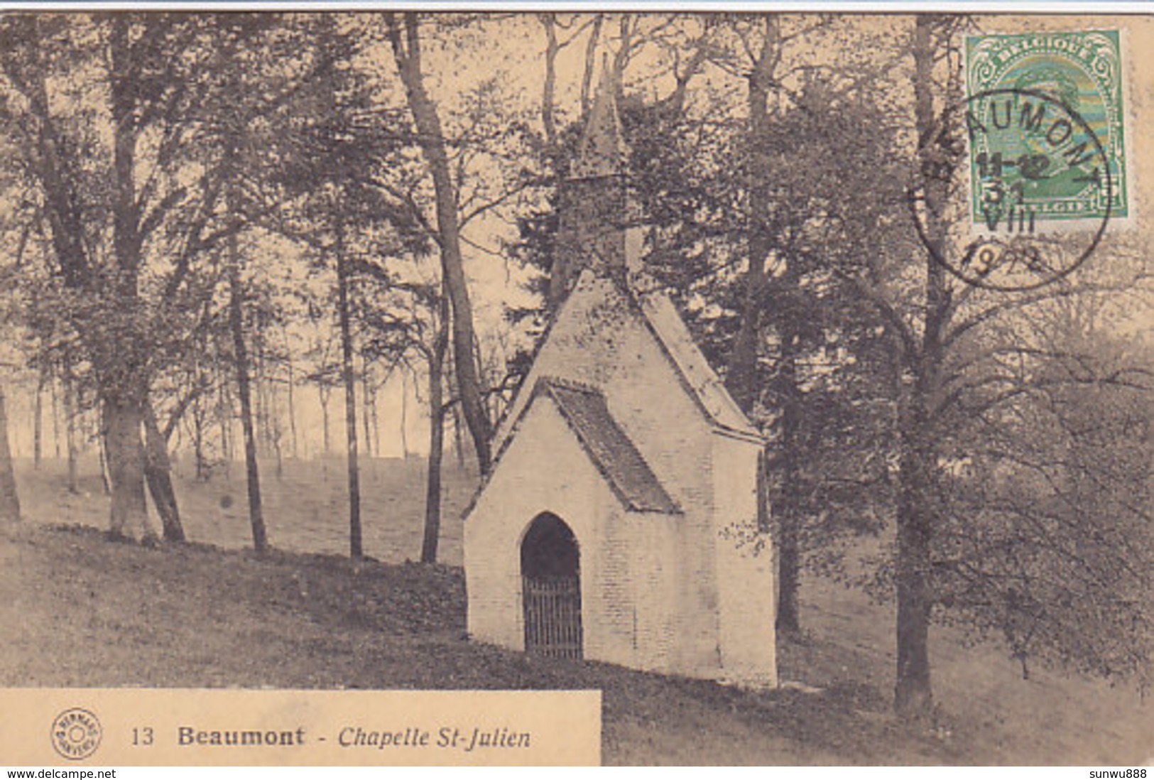 Beaumont - Chapelle St Julien (1922, Hermans, Edit. Boiteux) - Beaumont