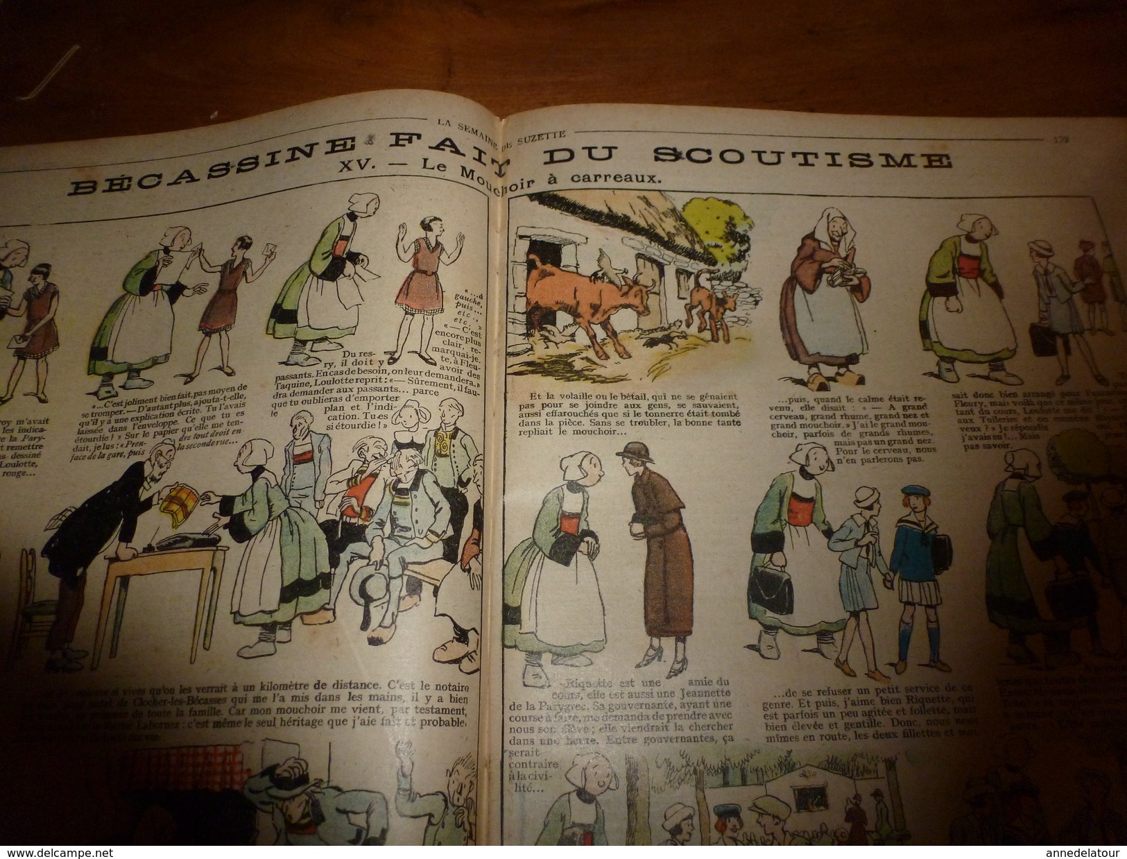 1931 LSDS  Bécassine Fait Du Scoutisme (Le Mouchoir à Carreaux) ;Une Histoire Vraie De Georges Haendel ,dans Son Grenier - La Semaine De Suzette