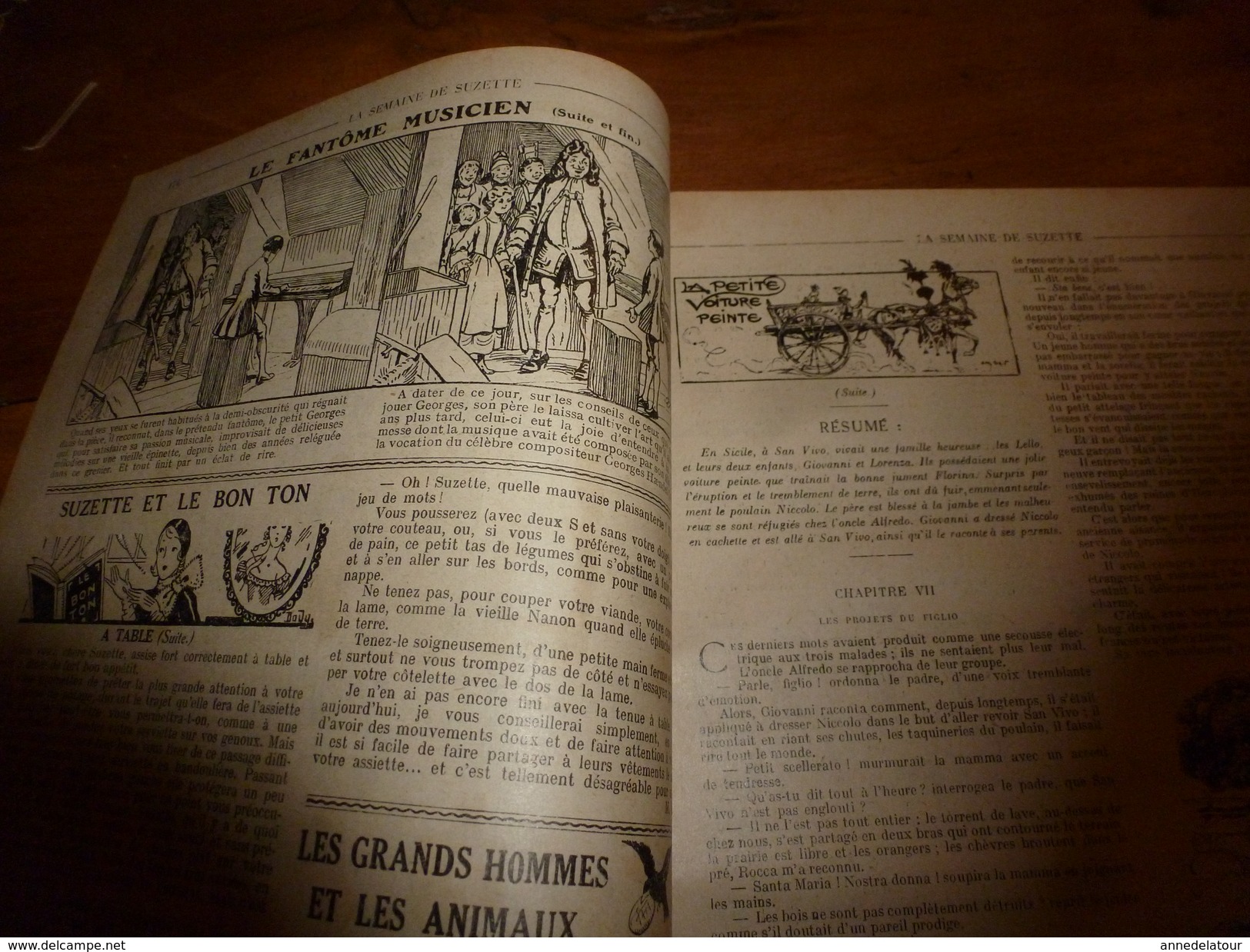 1931 LSDS  Bécassine Fait Du Scoutisme (Le Mouchoir à Carreaux) ;Une Histoire Vraie De Georges Haendel ,dans Son Grenier - La Semaine De Suzette