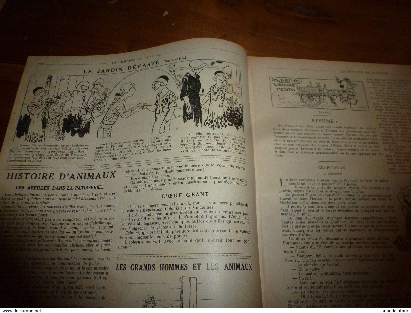 1931 LSDS  Bécassine Fait Du Scoutisme (Lee Signes De La Piste ) ; Le Chacal Et La Paonne; Etc - La Semaine De Suzette