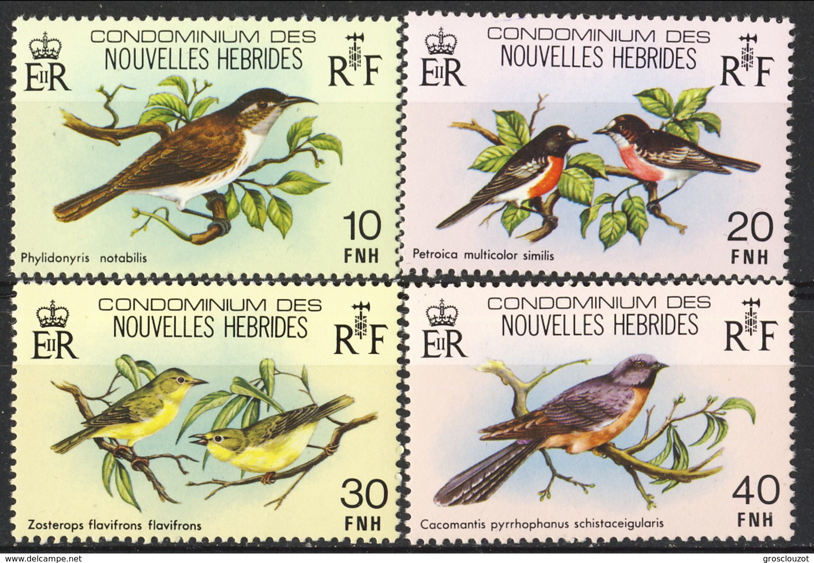 Nouvelles Hebrides 1979 Serie N. 575-578 MNH Cat. &euro; 8 - Nuovi