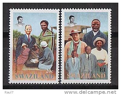 SWAZILAND - 1992 - Missionnaires - 2v Neufs - Swaziland (1968-...)