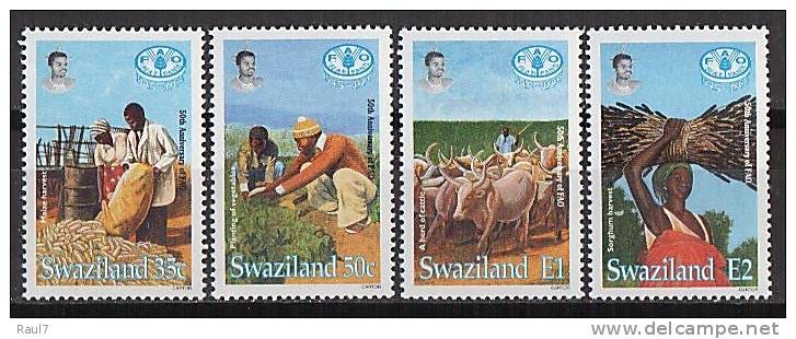 SWAZILAND - 1995 - 50e Ann De La F.A.O. - 4v Neufs // Mnh Stamps - Swaziland (1968-...)