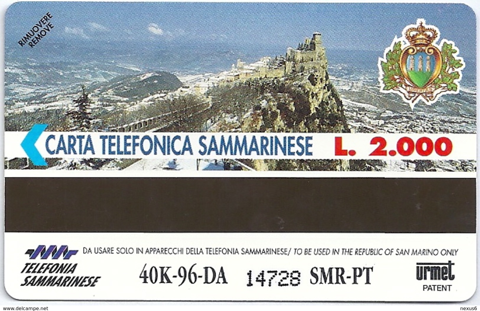 San Marino - Capricorno Zodiac - 2.000L, 40.000ex, 12.1996, Mint - San Marino