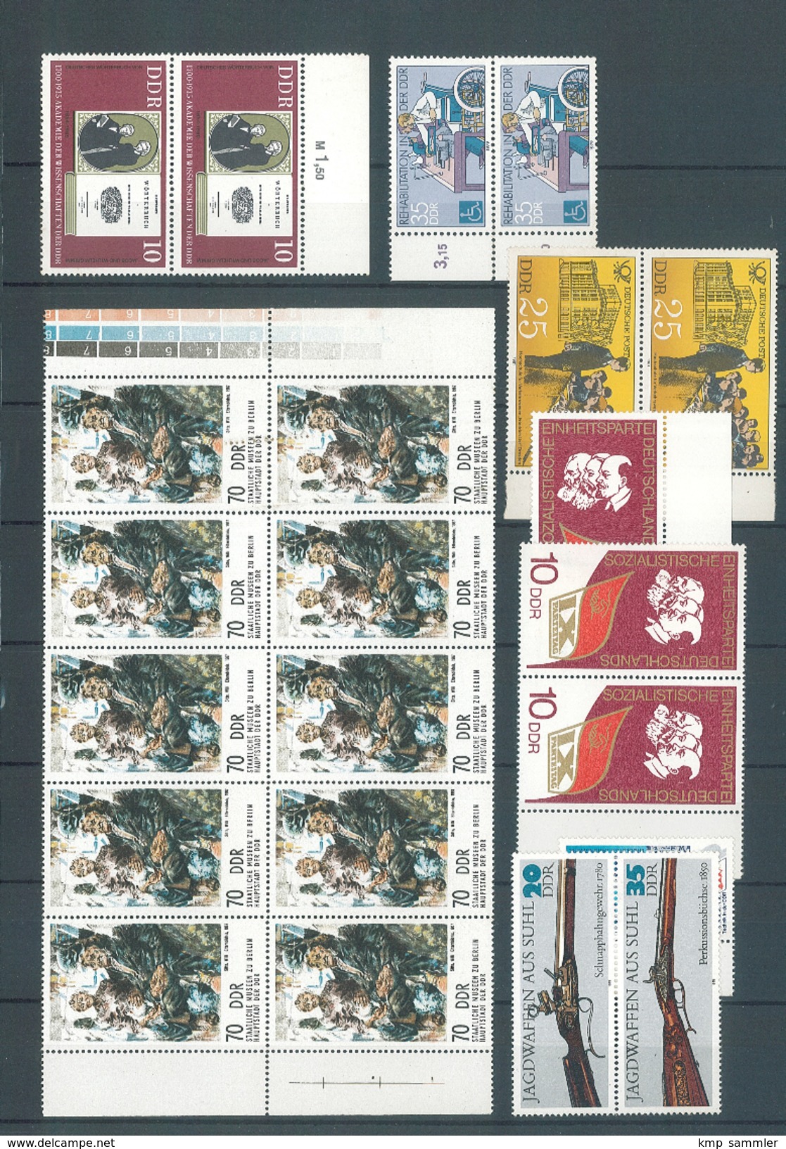 DDR Lot Postfrische Einheiten (s Beschreibung) (12534) - Unused Stamps