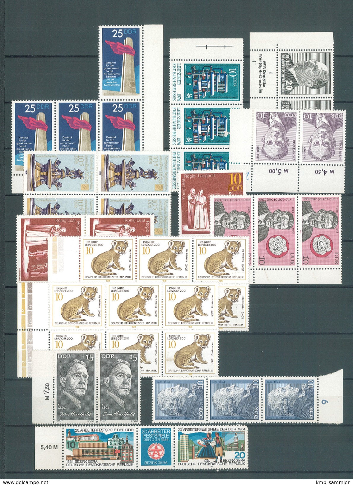 DDR Lot Postfrische Einheiten (s Beschreibung) (12534) - Neufs