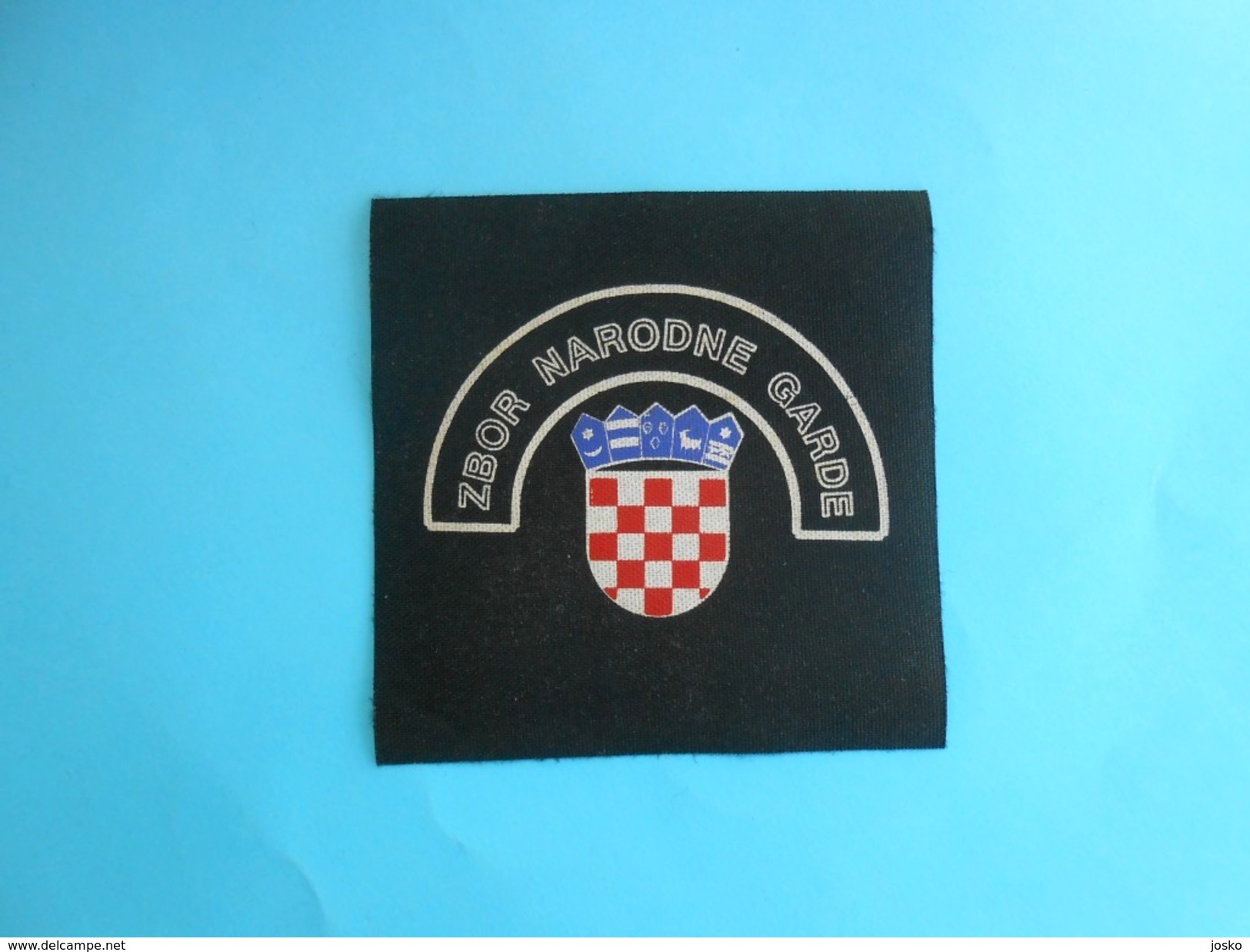 ZBOR NARODNE GARDE ( ZNG ) - Croatia Army Old Patch Croatie Armee Ecusson Kroatien Flicken Croazia Croacia - Patches