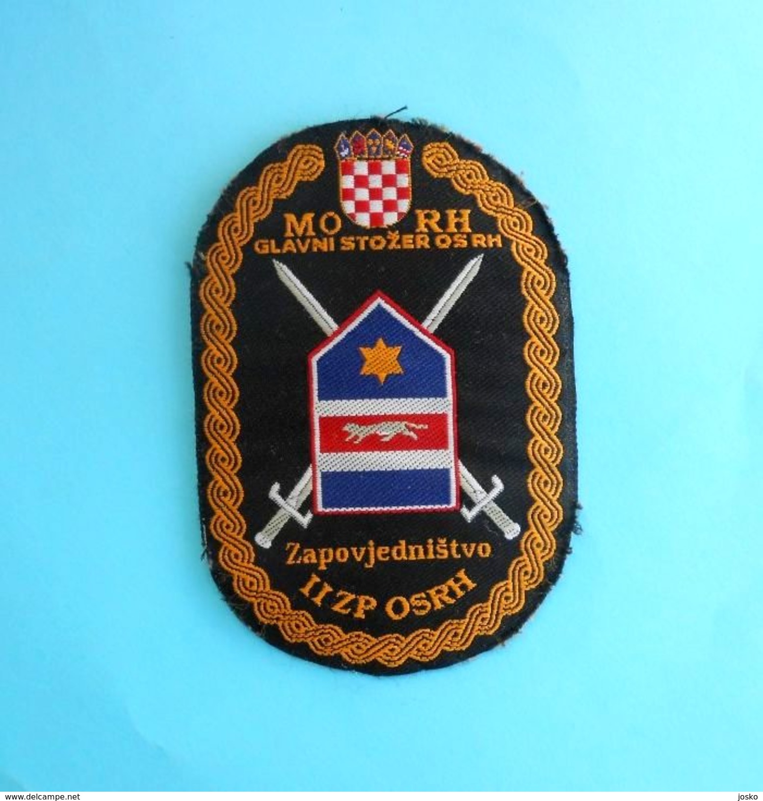 MORH - GL. STOZER - II ZP OSRH  ...  Croatia Army Old Patch Croatie Armee Ecusson Kroatien Flicken Croazia Croacia - Patches