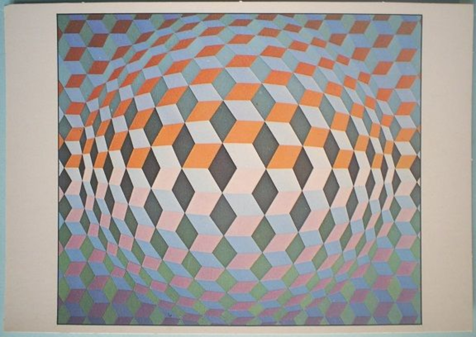 C.Postale : PEINTURE - VASARELY Victor - Cheyt-G (Ed. Atlas, 1987) - Paintings