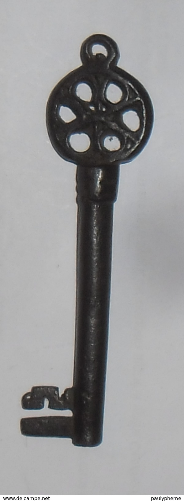 Clef Ancienne Clé Fer Forgé Antic Key Ehemaliger Schlüssel 90mm 23g. - Ferronnerie