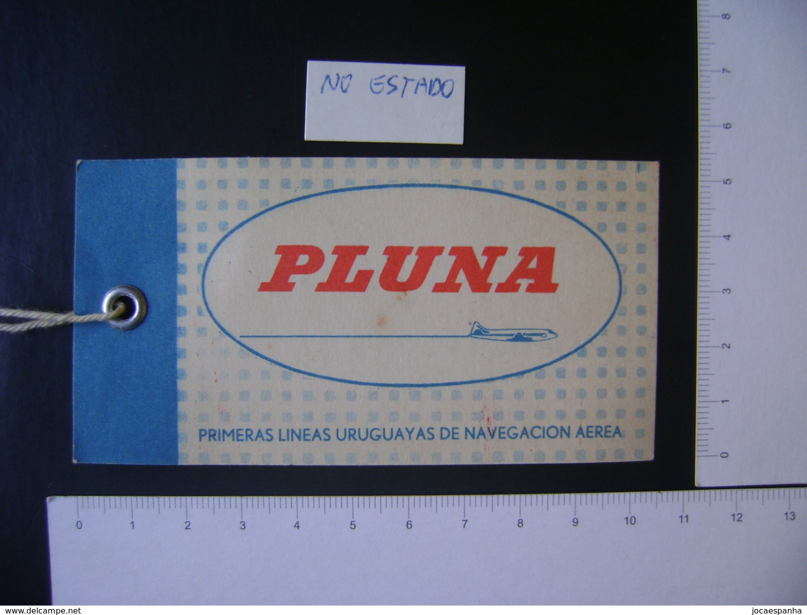 AVIATION - PLUNA BOARD SHIPPING (URUGUAY) IN THE STATE - Baggage Etiketten