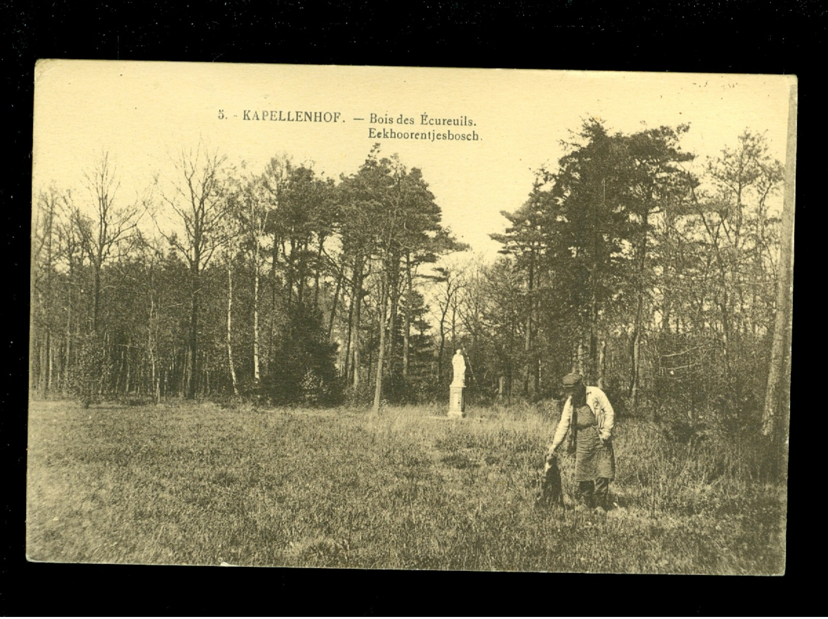 Cappellen  Kapellen  Kapellenhof ( Schilde ? )  : Bois Des Ecureuils  Jager  Chasseur - Kapellen