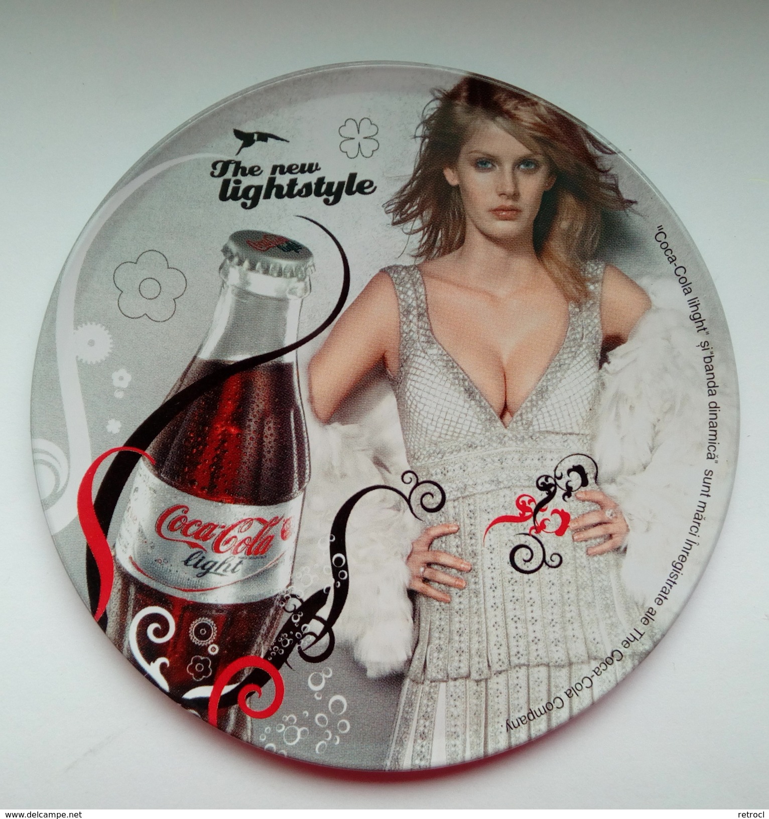 Coca-Cola From Romania - Metallic - Unused - Posavasos (Portavasos)