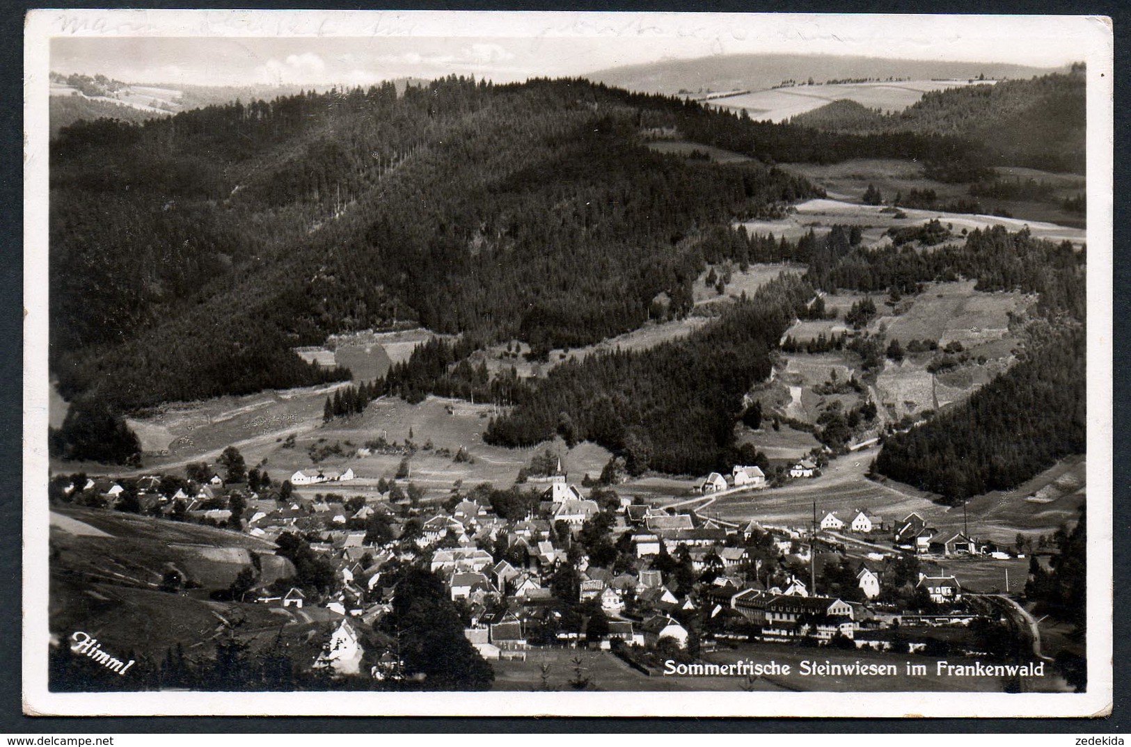 9826 - Alte Foto Ansichtskarte - Steinwiesen LK Kronach - Gel. O. Marke - Beierkuhnlein - Himml - Kronach