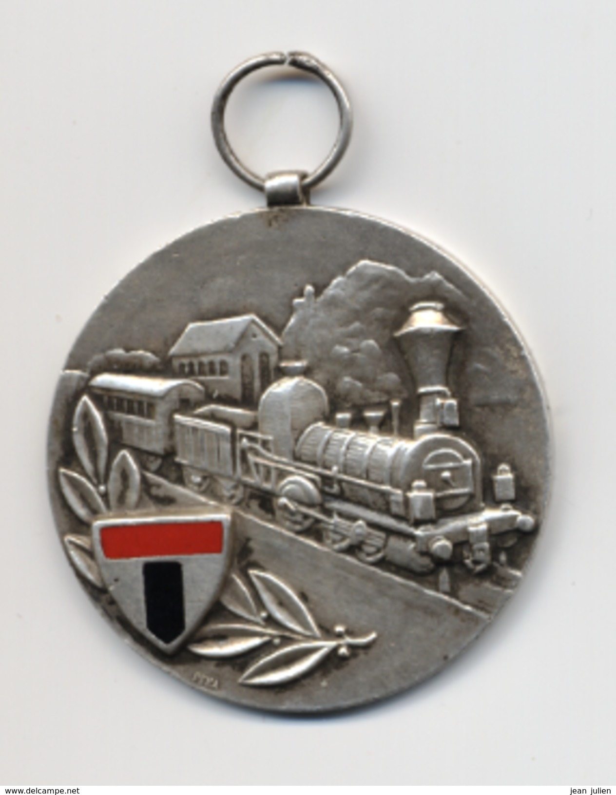 SUISSE  - NEUCHATEL - MEDAILLE - TRAIN - Signé PEKA - Rare - Professionnels / De Société