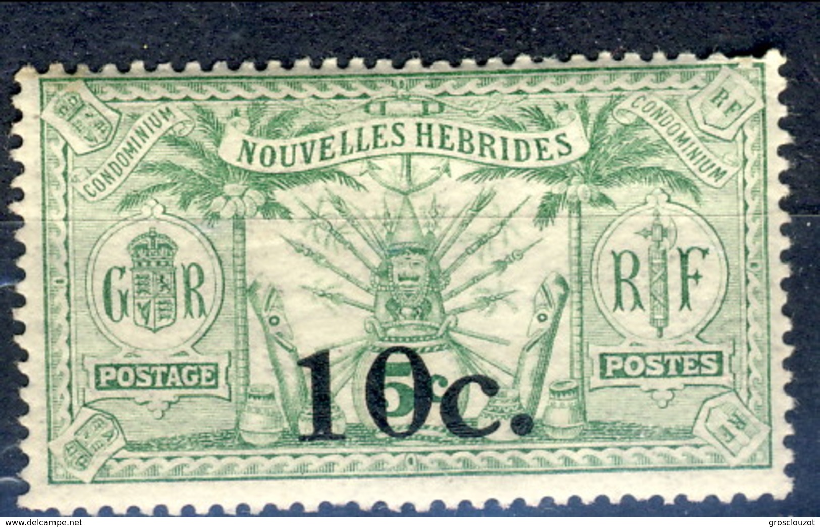 Nouvelles Hebrides 1920 N. 61 C. 10 Su C. 5 MLH Cat. &euro; 19 - Used Stamps