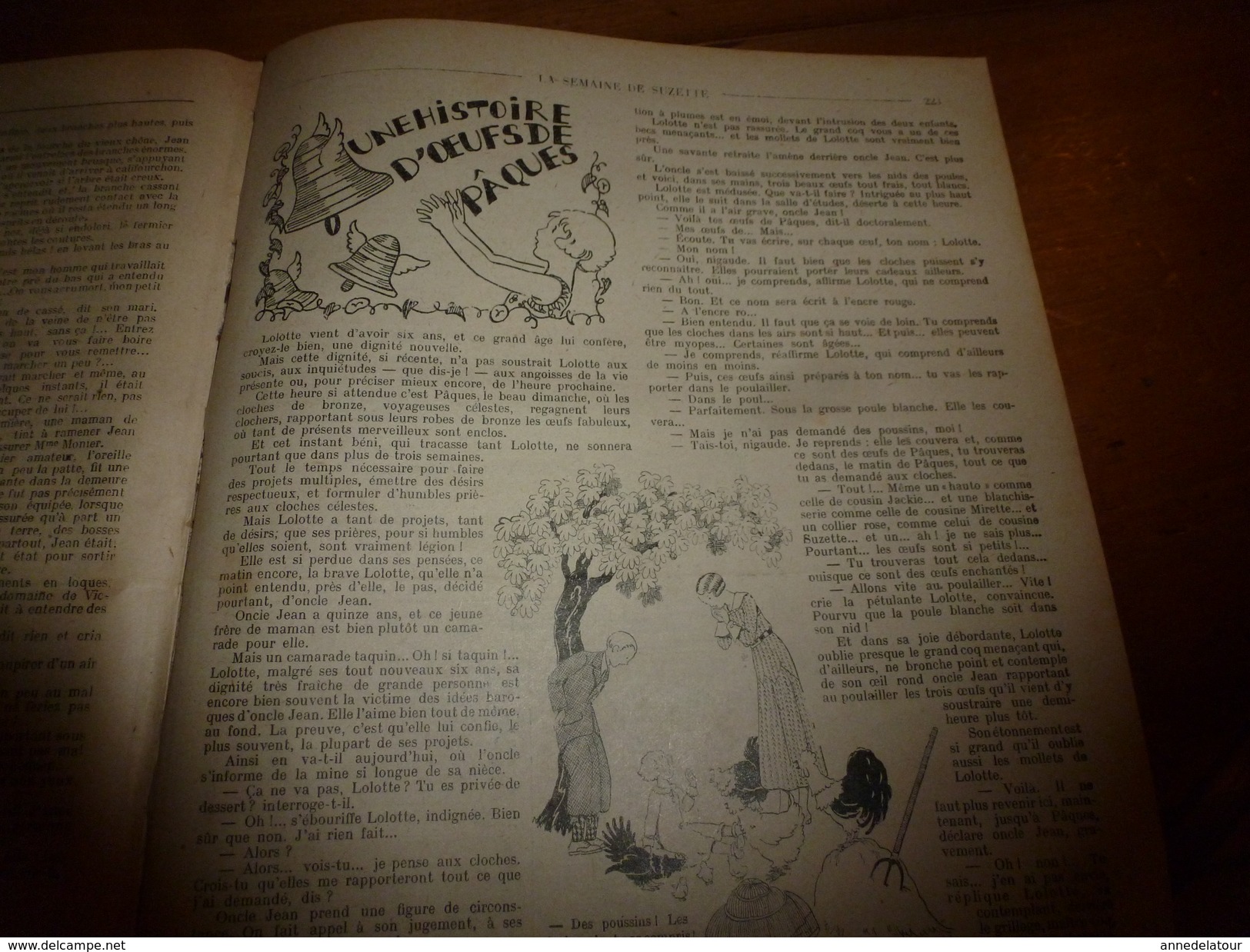 1931 LSDS  Bécassine Fait Du Scoutisme (Félicie Et L'irascible Cuisinier );L'Oeuf De Primevères; Etc - La Semaine De Suzette