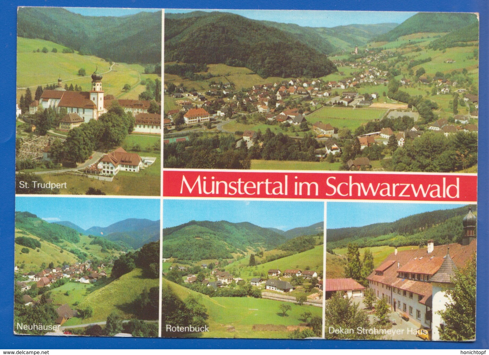 Deutschland; Münstertal; Multibildkarte - Muenstertal