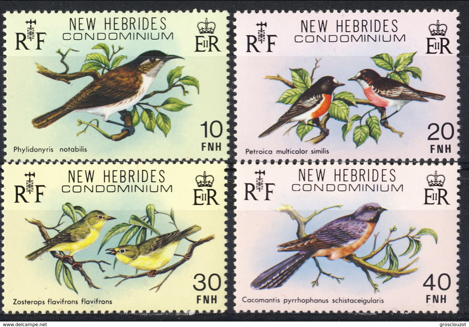 New Hebrides 1979 Serie N. 579-582 MNH Cat. &euro; 8 - Nuovi