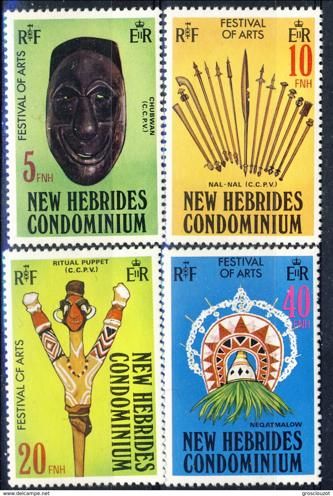 New Hebrides 1979 Serie N. 563-566 MNH Cat. &euro; 3.50 - Nuovi