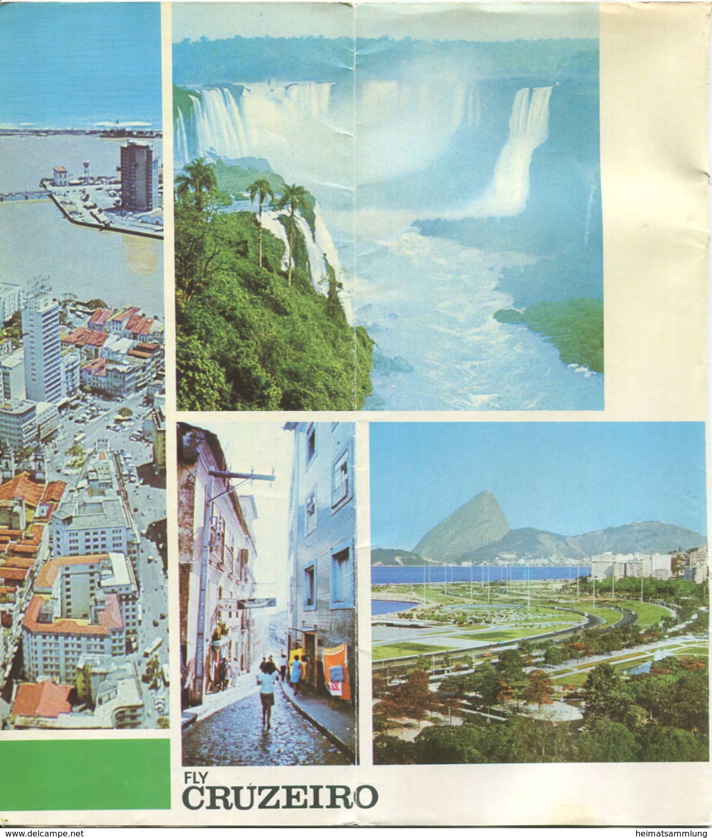 Brasil - Timetable Fly Cruzeiro 1970 - 8 Seiten Mit 10 Abbildungen - Flugdaten - Wereld