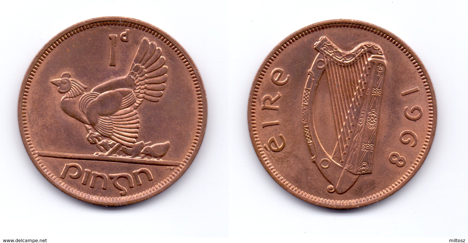 Ireland 1 Penny 1968 - Irland