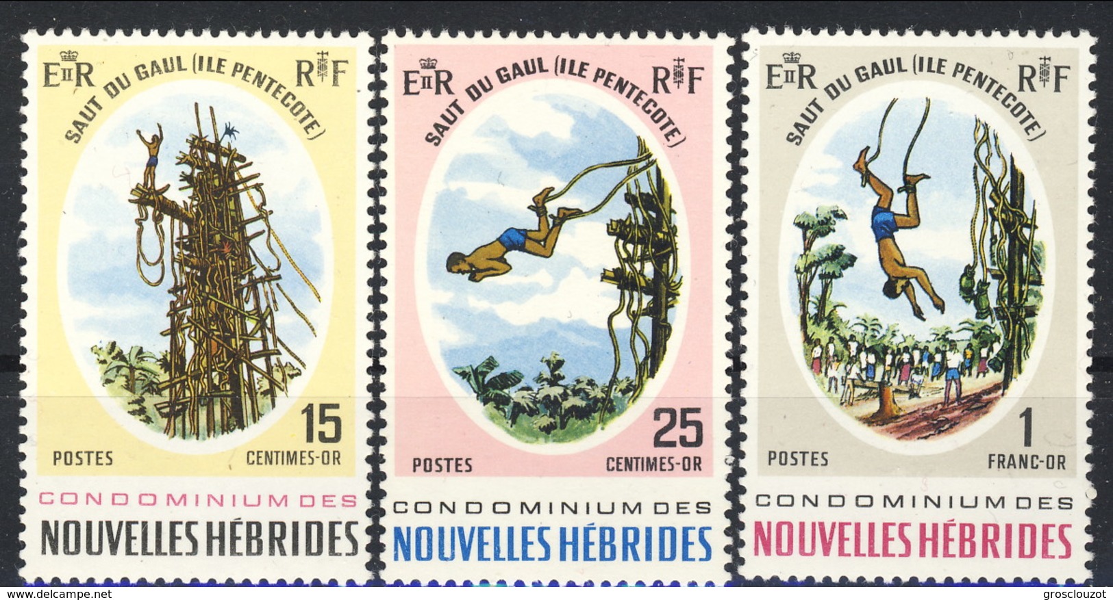 Nouvelles Hebrides 1969 Serie N. 286-288 MNH Cat. &euro; 4.50 - Unused Stamps