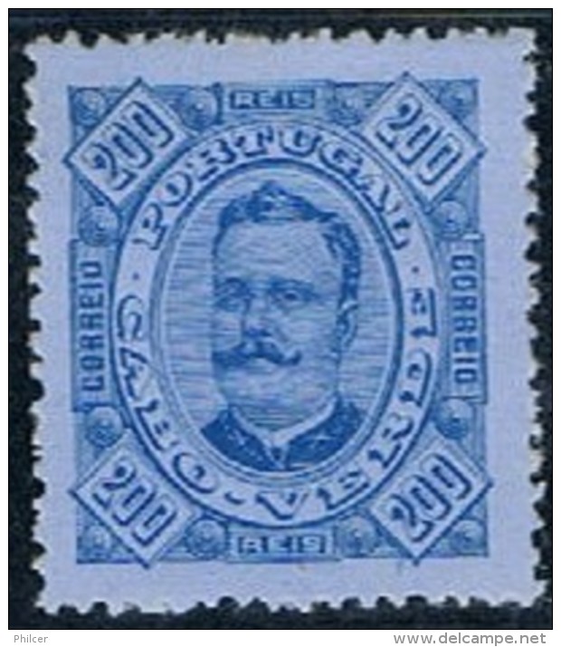 Cabo Verde, 1893/5, # 35 Dent. 13 1/2, MH - Islas De Cabo Verde