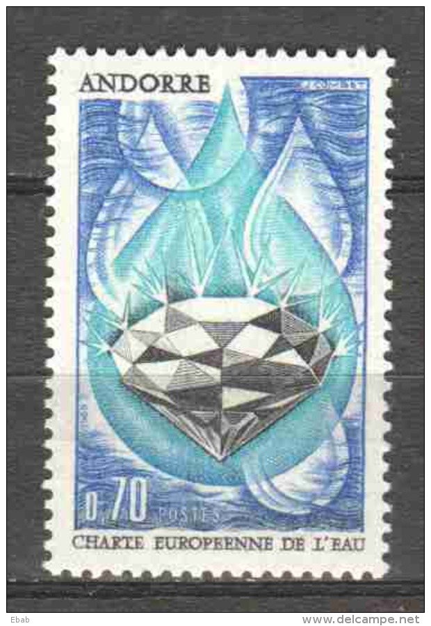 Andorra French 1969 Mi 217 MNH DIAMOND - Unused Stamps