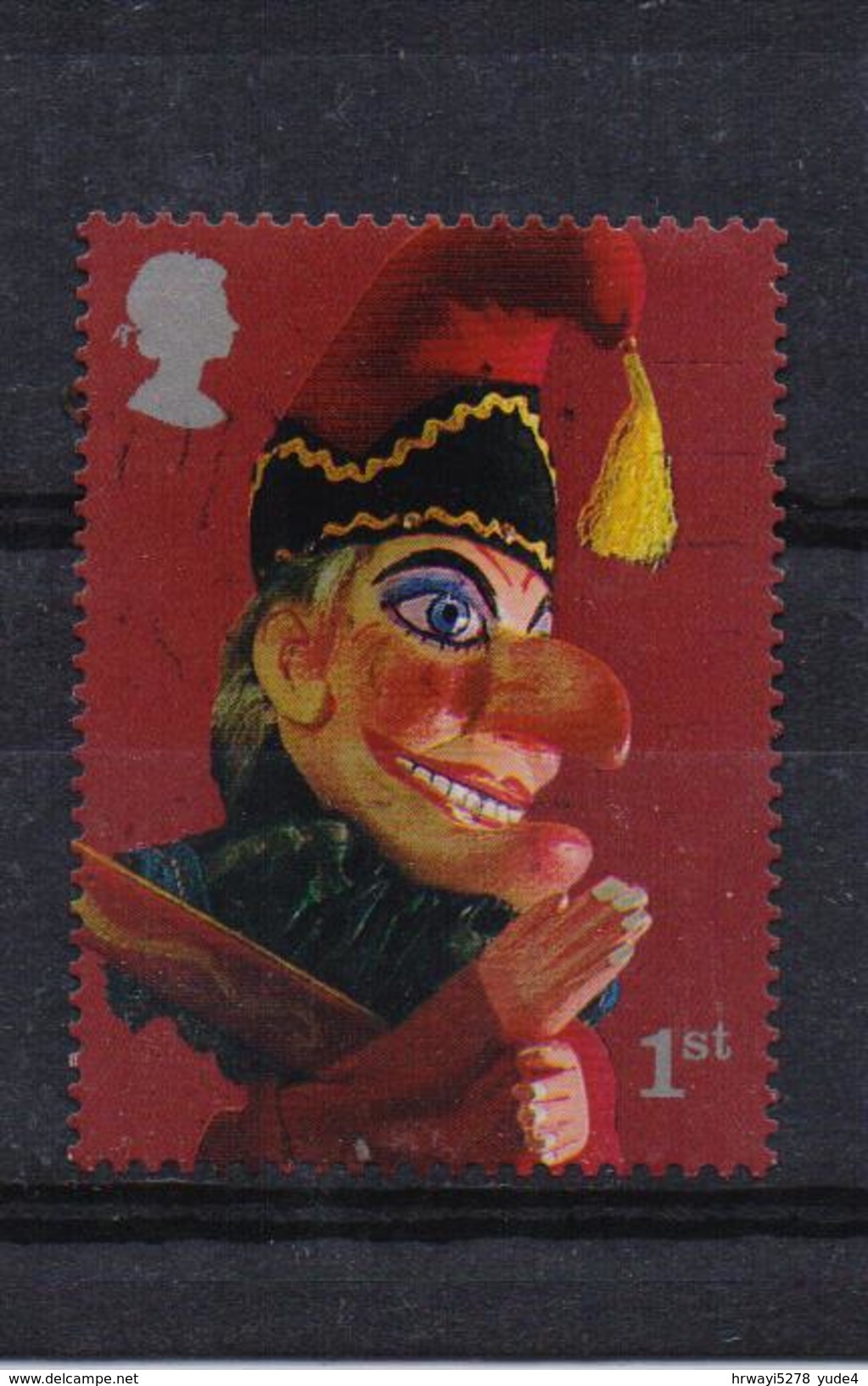 GB 2001, Handpuppet, Minr 1952, Vfu. Cv 8 Euro - Gebraucht