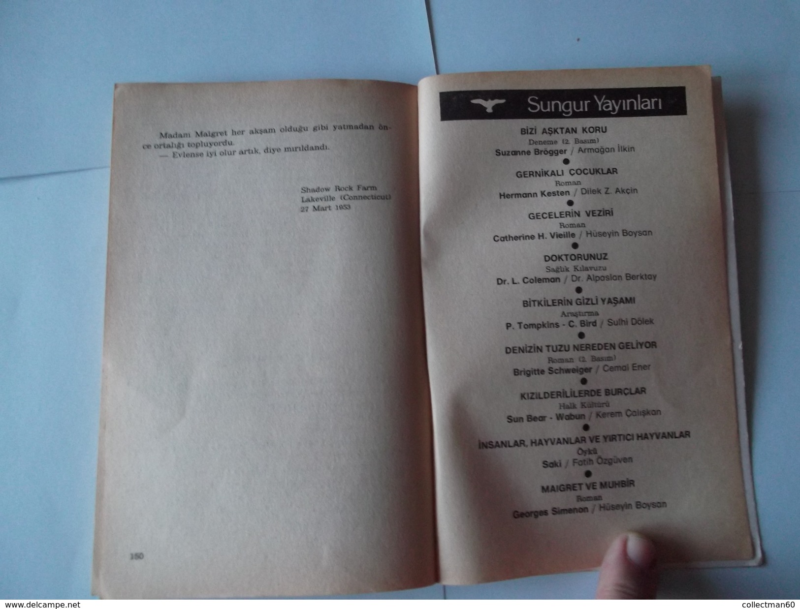 Simenon      Maigret A Peur     Korkuyor    En Turc   1953 - Novels